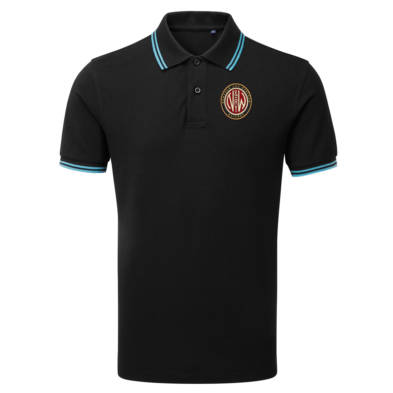 Norfolk and Western Railway Tipped Polo Shirt 