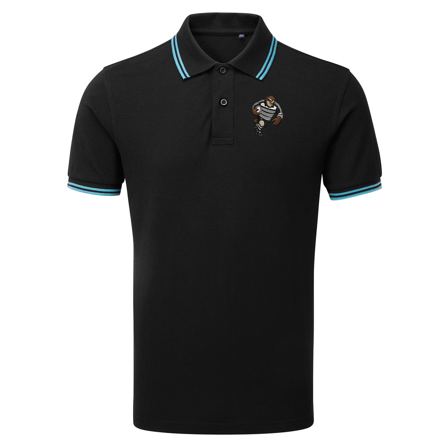 Retro Newcastle Falcons 1997 Tipped Polo Shirt 