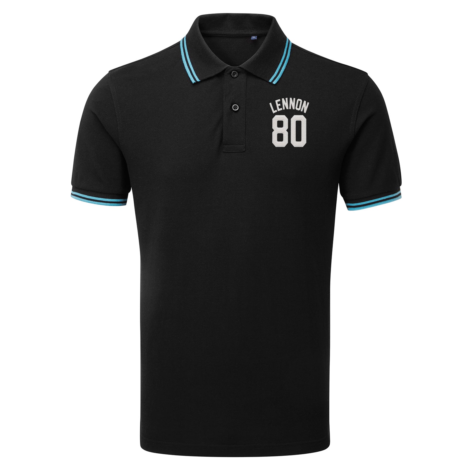 John Lennon Football Tipped Polo Shirt