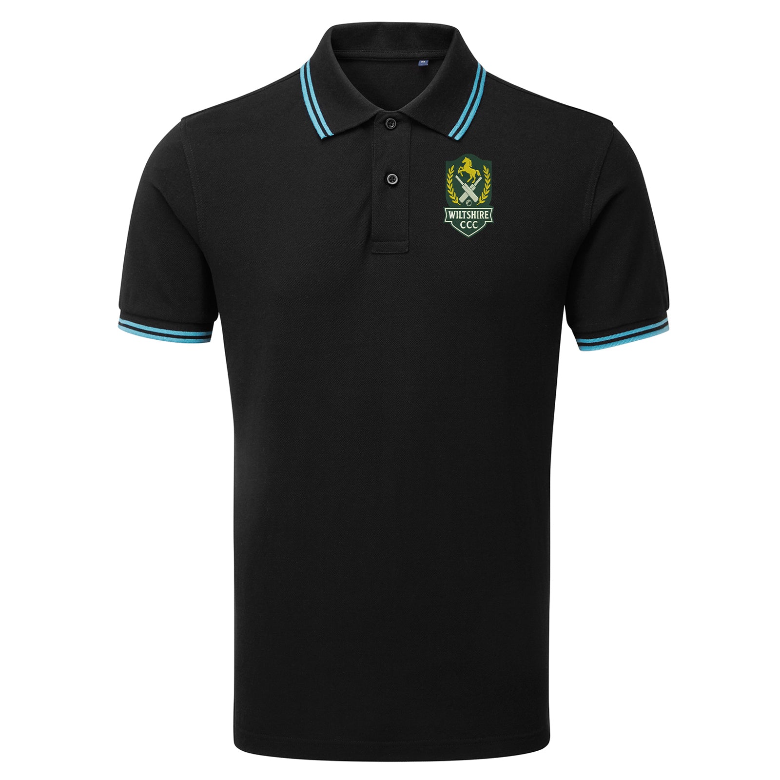 Wiltshire County Cricket Club Tipped Polo Shirt