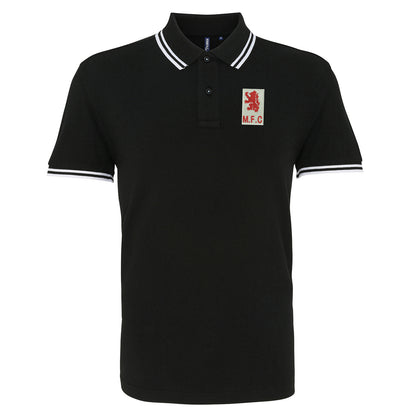 Retro Middlesbrough 1973 Embroidered Tipped Polo Shirt