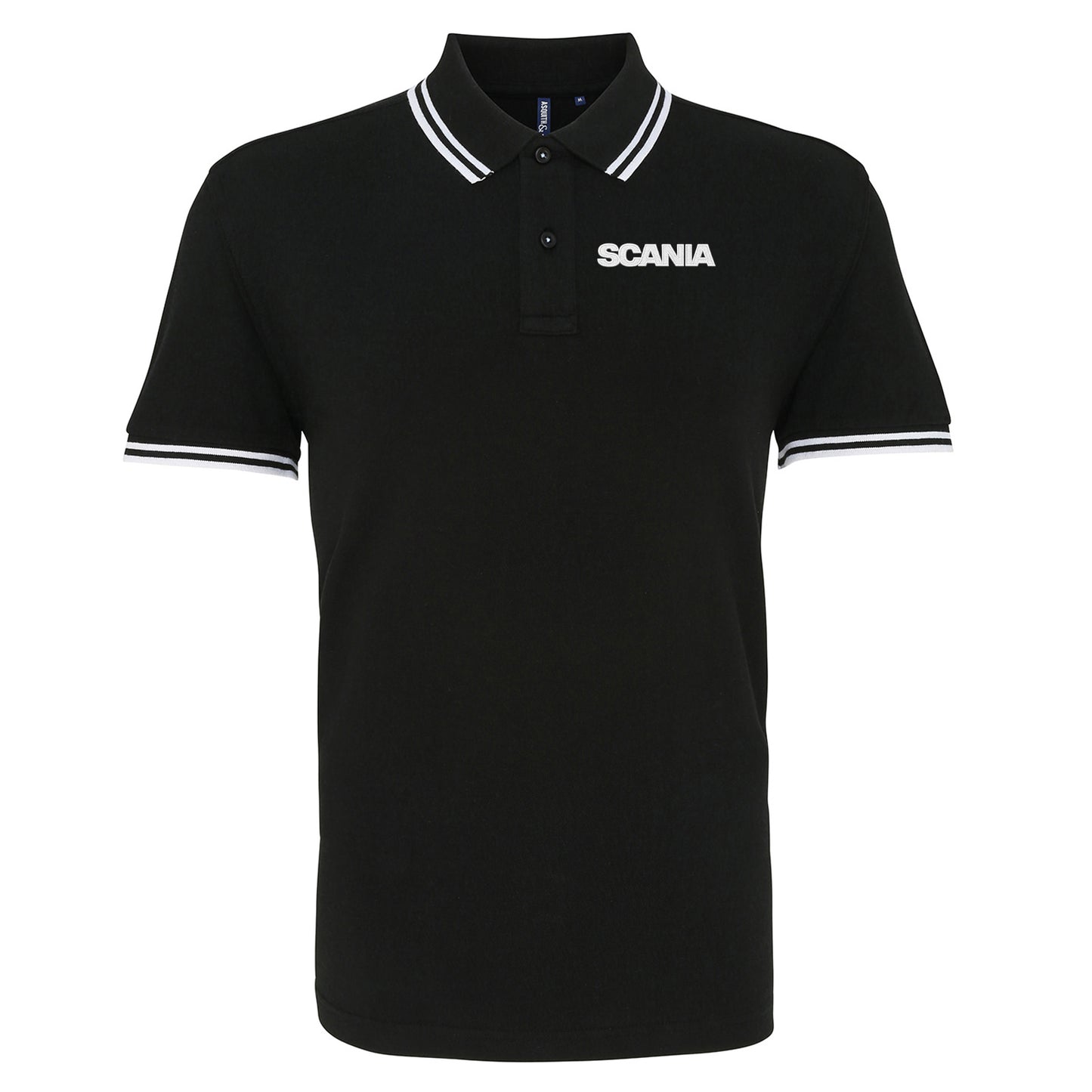 Scania Trucks Tipped Polo Shirt