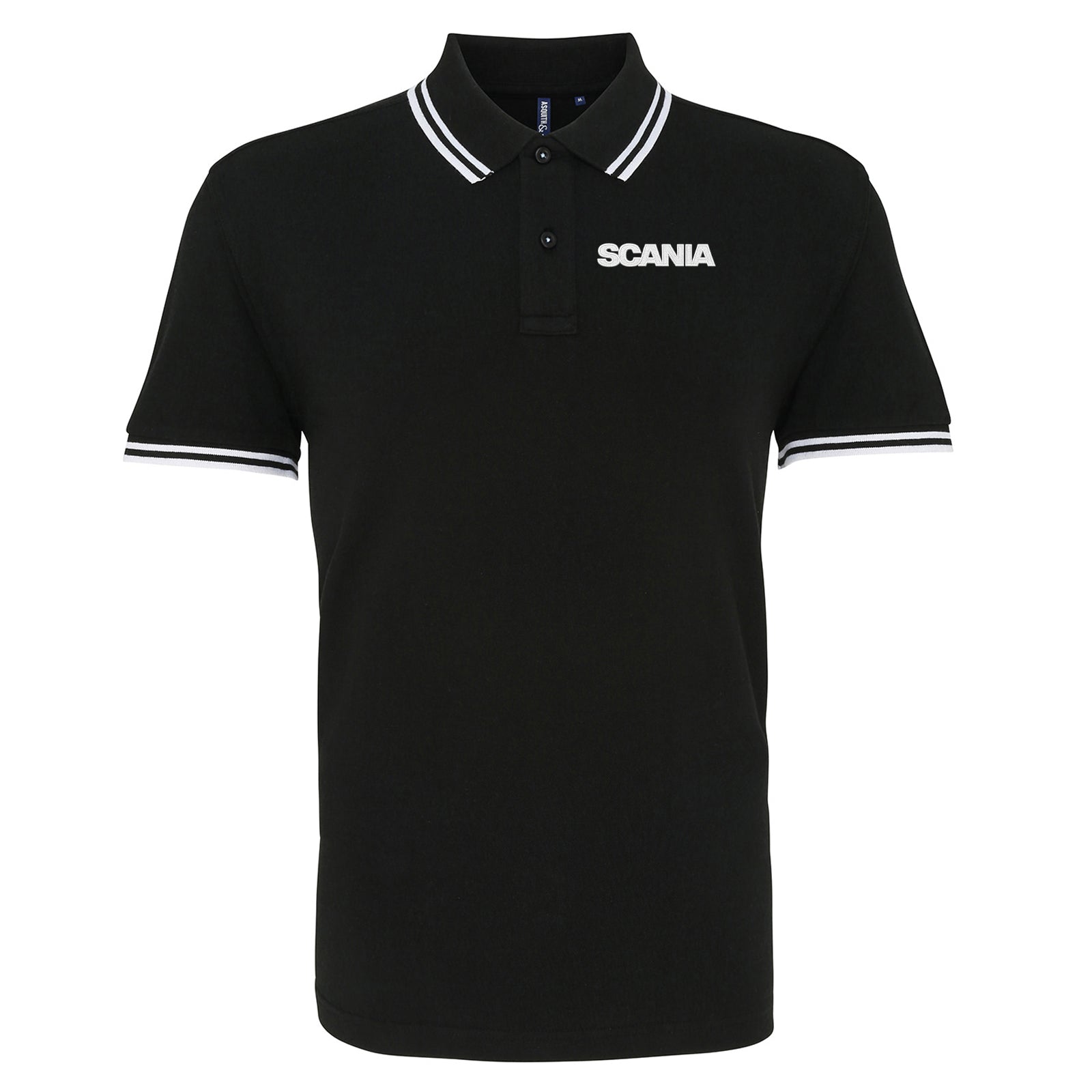 Scania Trucks Tipped Polo Shirt