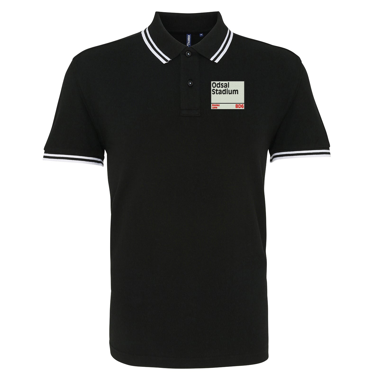 Bradford Bulls Odsal Stadium Tipped Polo Shirt