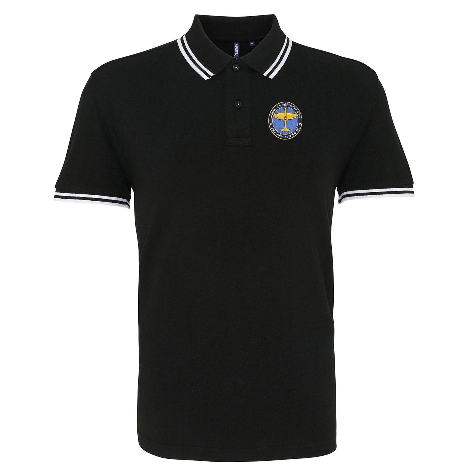 Spitfire's Flight 90th Anniversary Tipped Polo Shirt