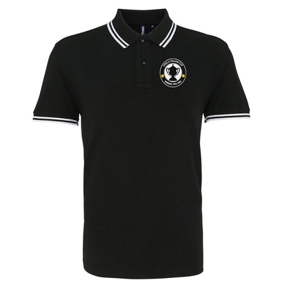 Retro Notts Anglo-Italian Cup Tipped Polo Shirt 