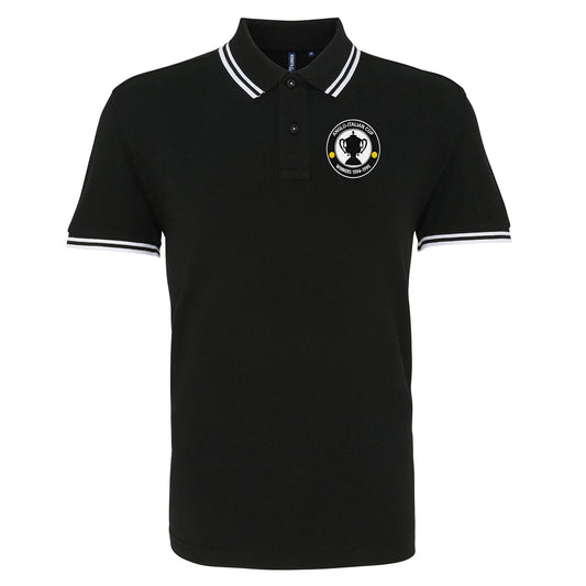 Retro Notts Anglo-Italian Cup Tipped Polo Shirt 