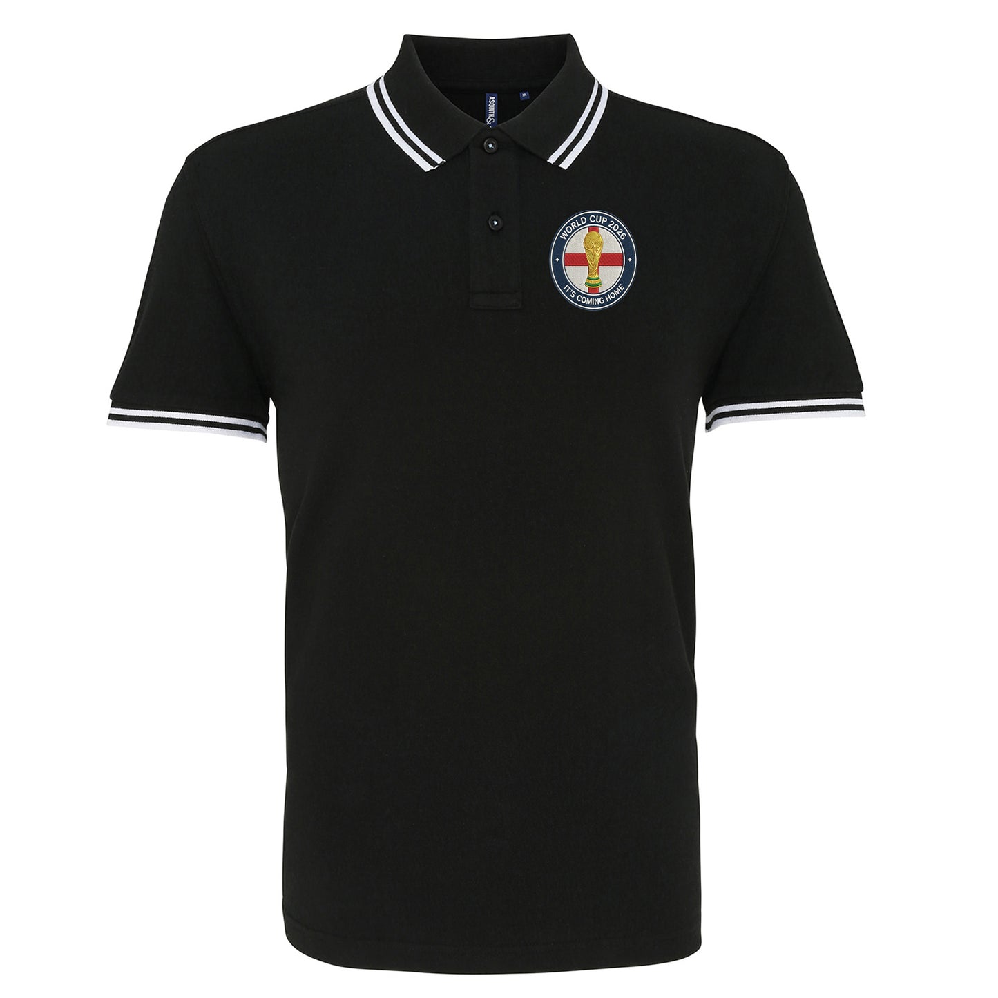 England World Cup 2026 Tipped Polo Shirt
