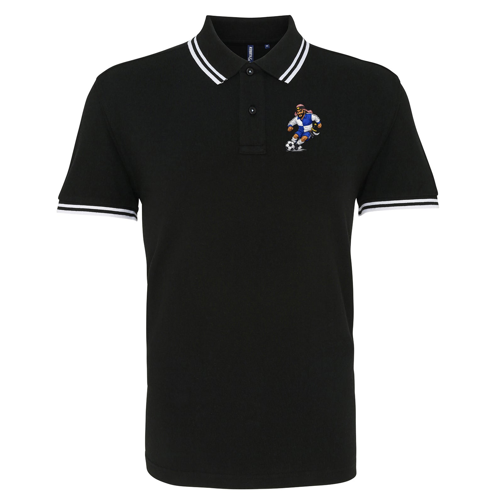 Bristol Rovers Football Tipped Polo Shirt