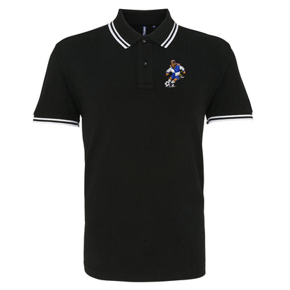 Bristol Rovers Football Tipped Polo Shirt
