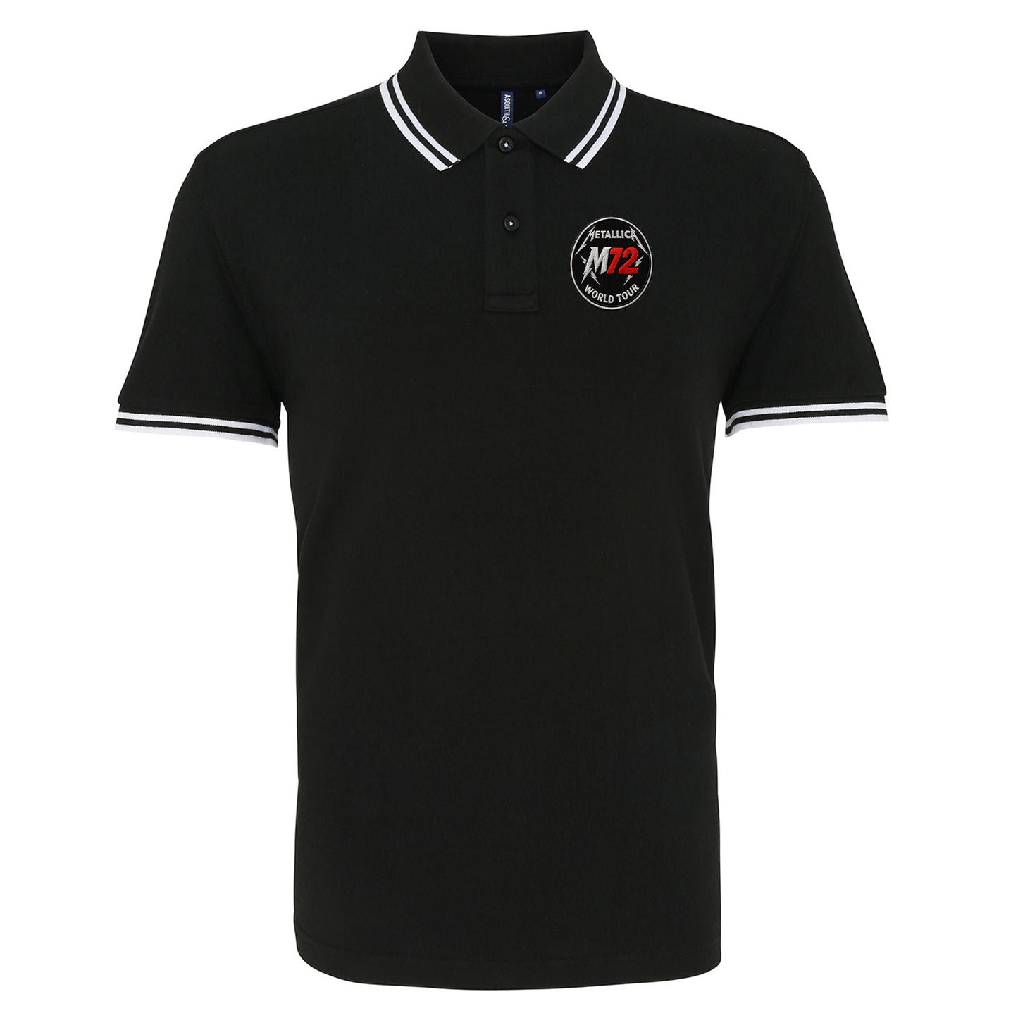 Metallica M72 World Tour Tipped Polo Shirt