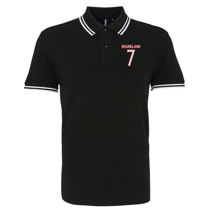 Lawrence Shankland Rangers Football Tipped Polo Shirt