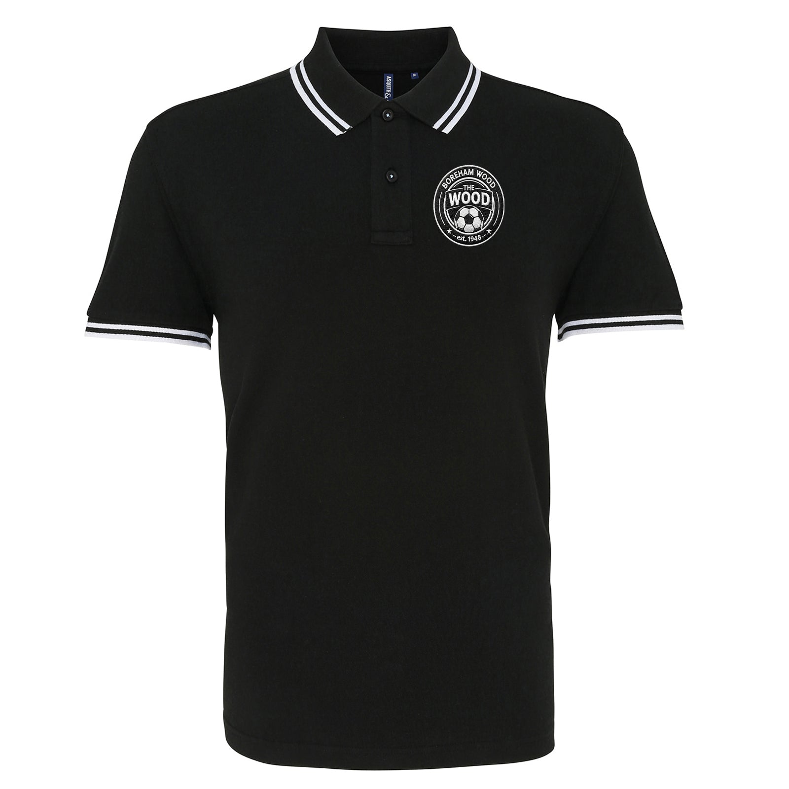 Boreham Wood Football Tipped Polo Shirt