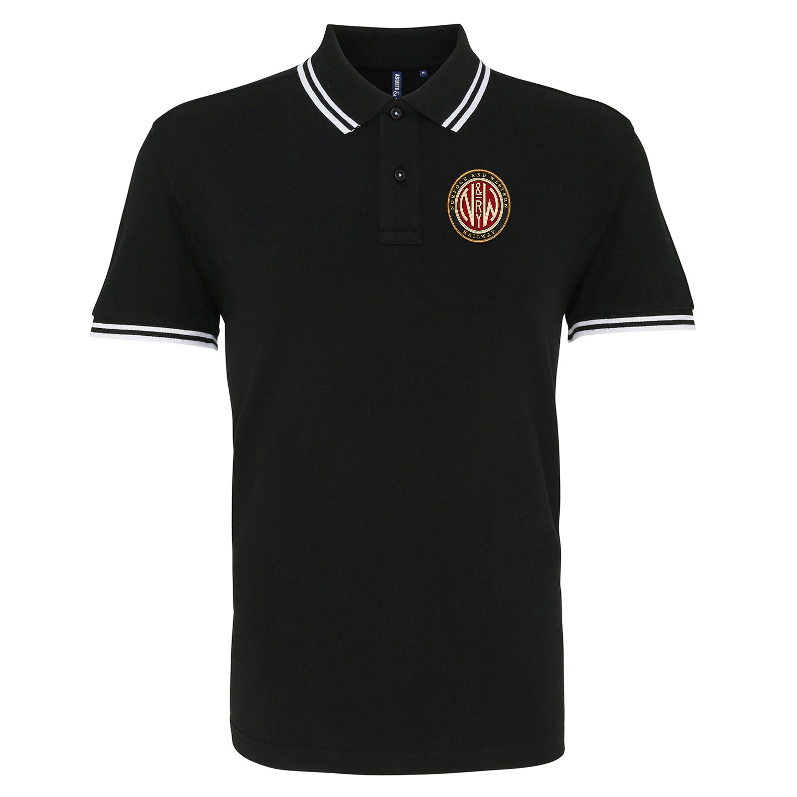Norfolk and Western Railway Tipped Polo Shirt 