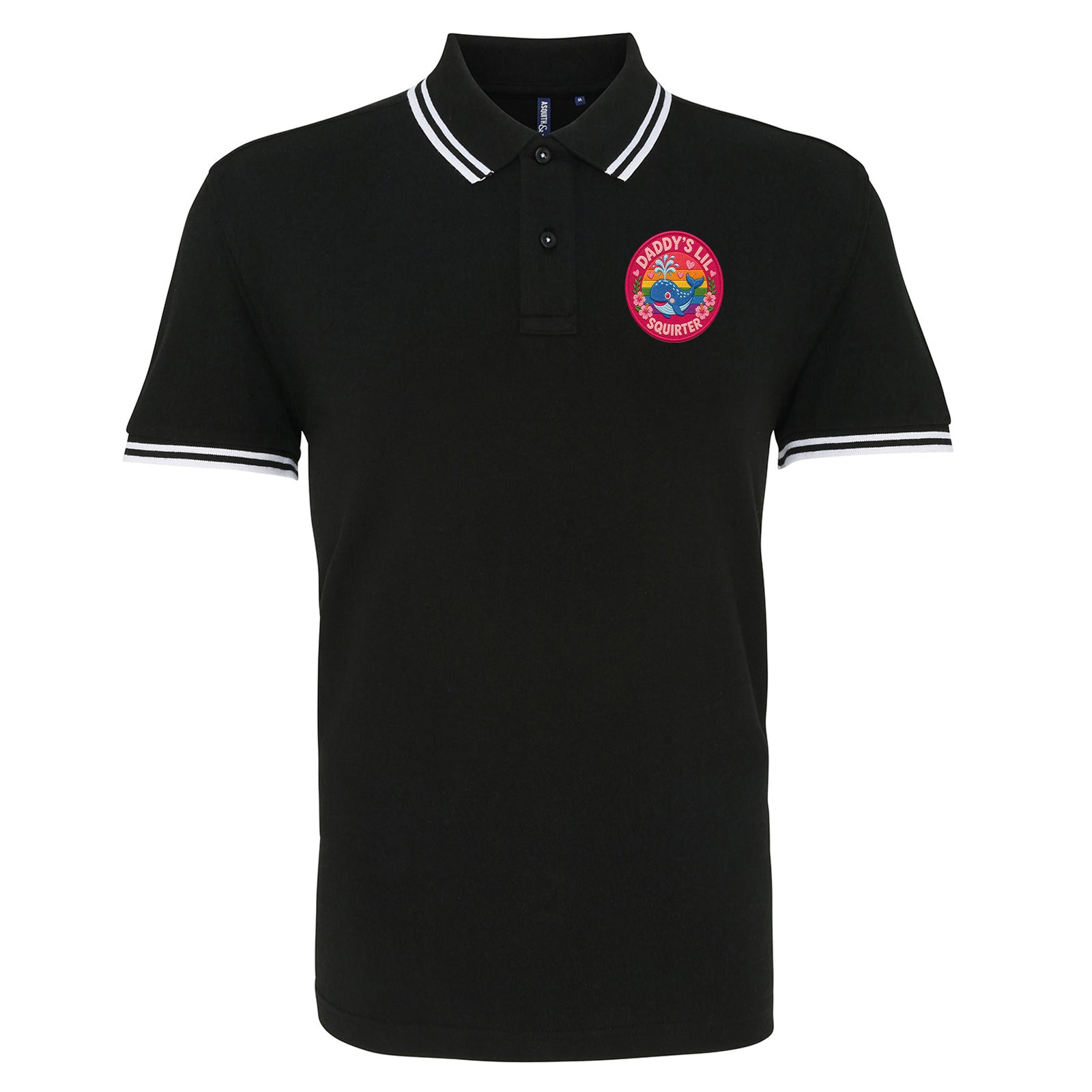 Daddy’s Lil Squirter Tipped Polo Shirt