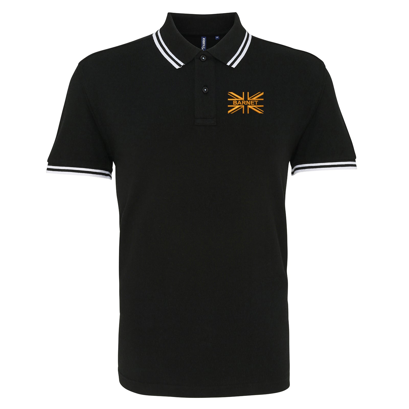 Barnet FC flag Tipped Polo Shirt