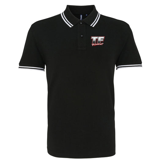 TF You Lookin’ at Tipped Polo Shirt 