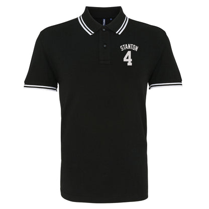 Pat Stanton Hibernian Football Tipped Polo Shirt