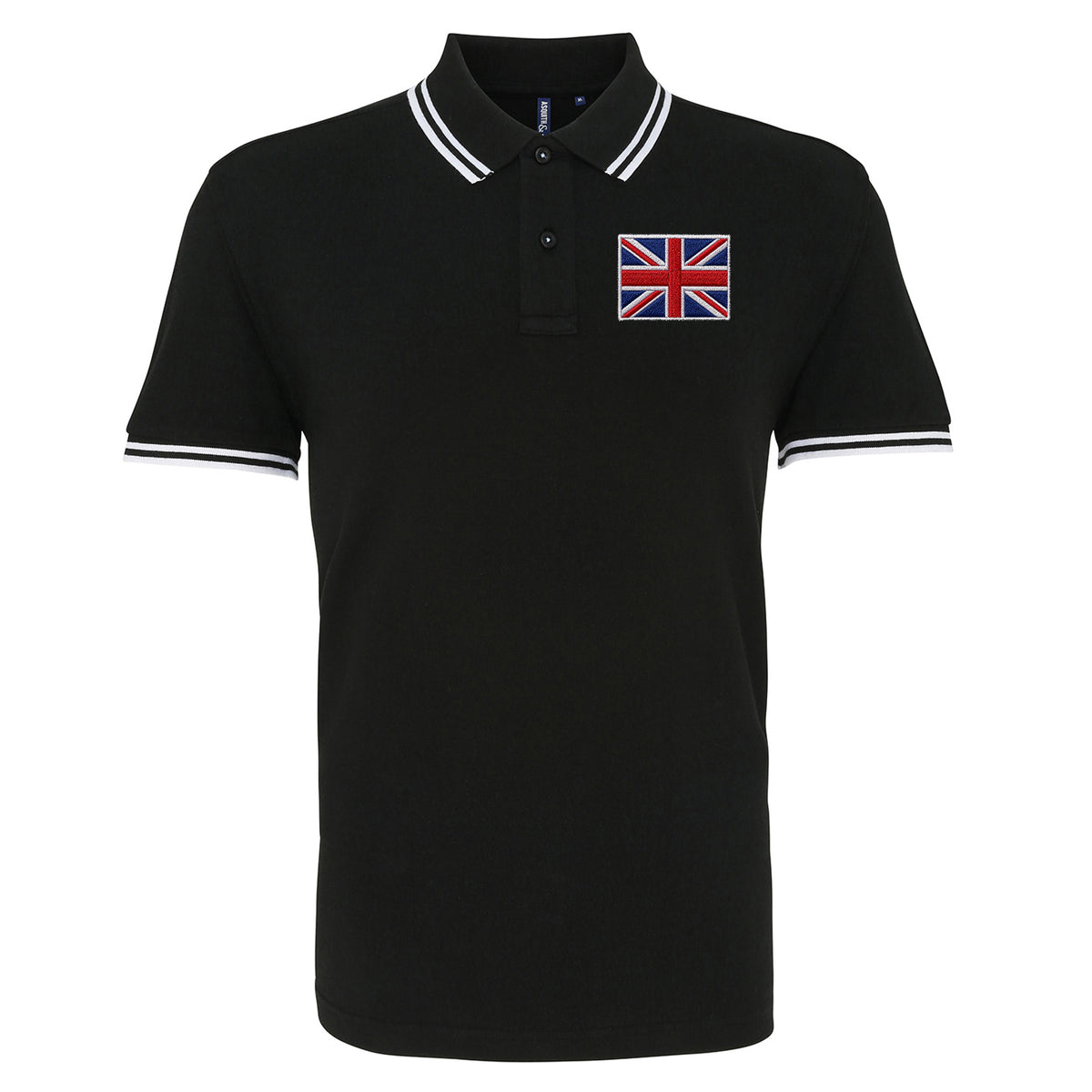 Union Jack Tipped Polo Shirt 