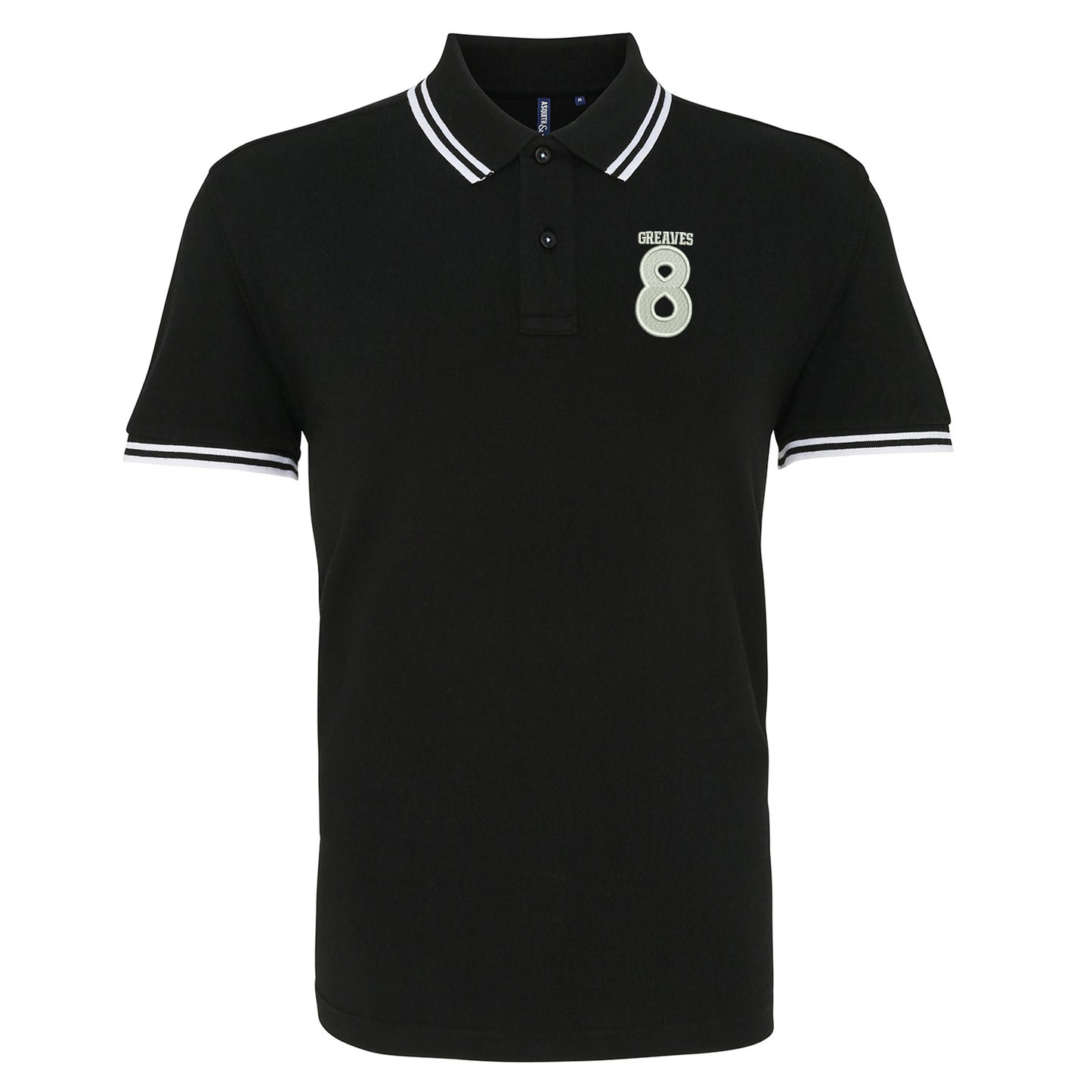 Greaves 8 Embroidered Tipped Polo Shirt