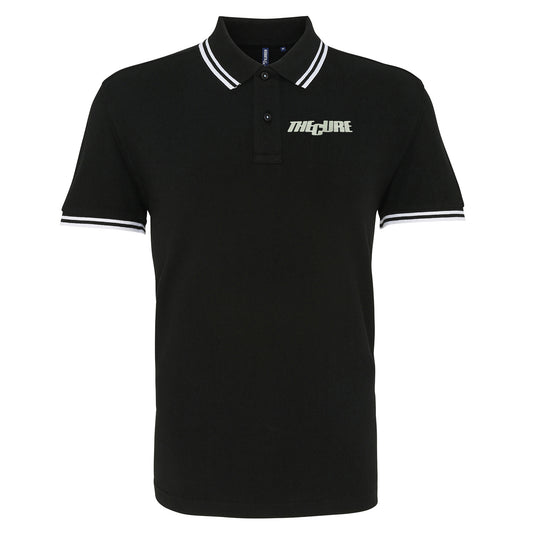 The Cure Band Tipped Polo Shirt 