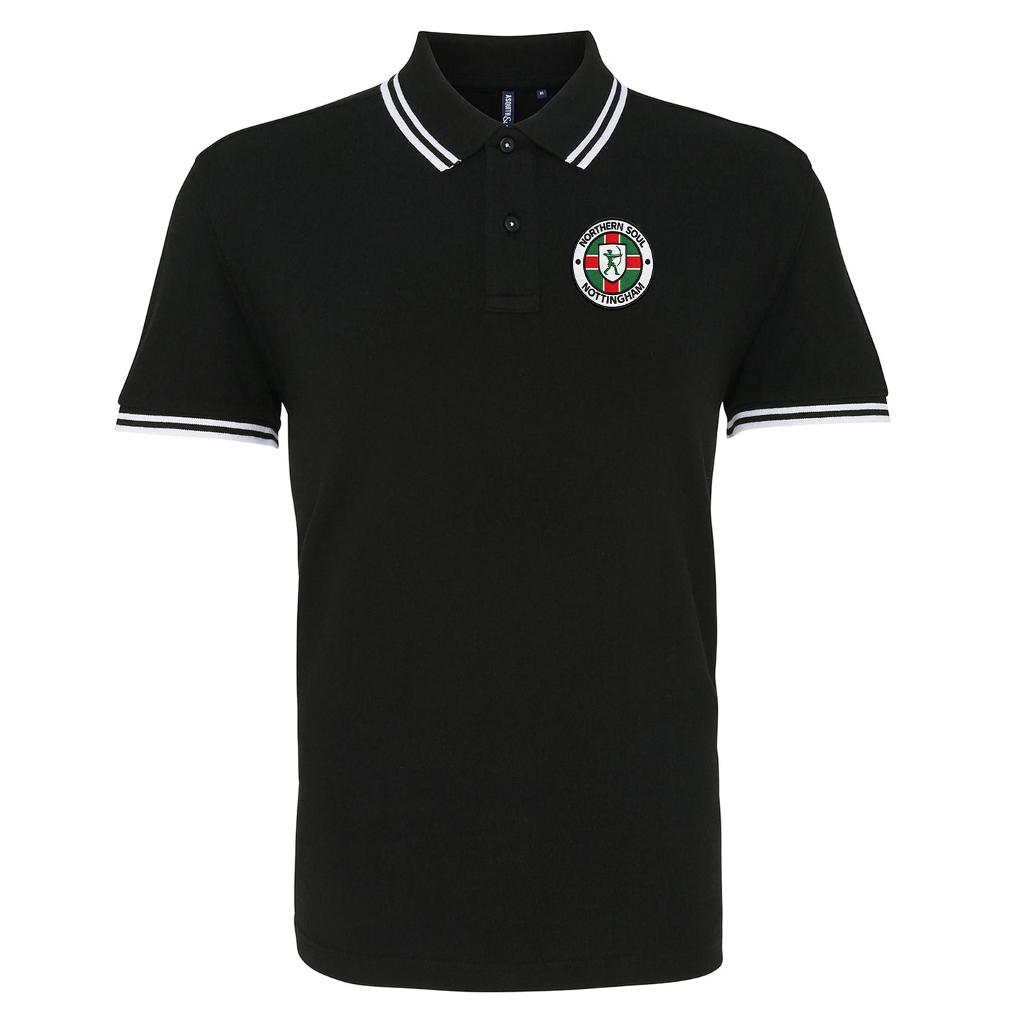Northern Soul Nottingham Tipped Polo Shirt