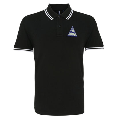 Retro Hartlepool Embroidered Tipped Polo Shirt