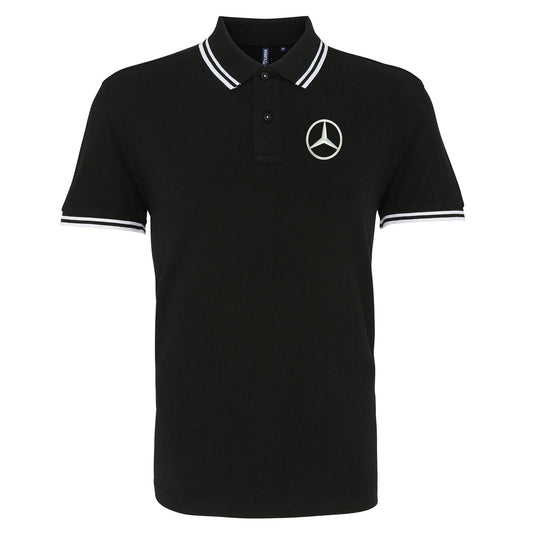 Embroidered Mercedes Polo Shirt UK