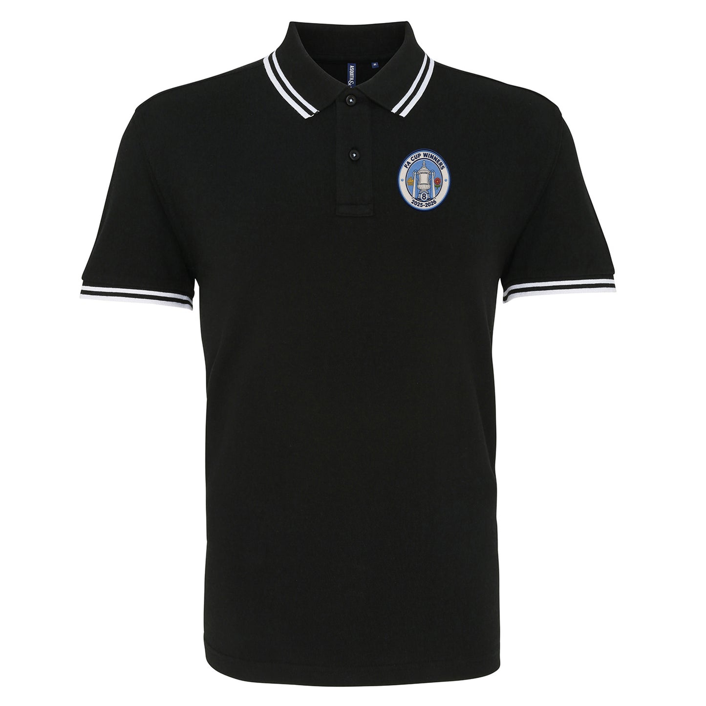 Man City FA Cup Winners 2026 Tipped Polo Shirt