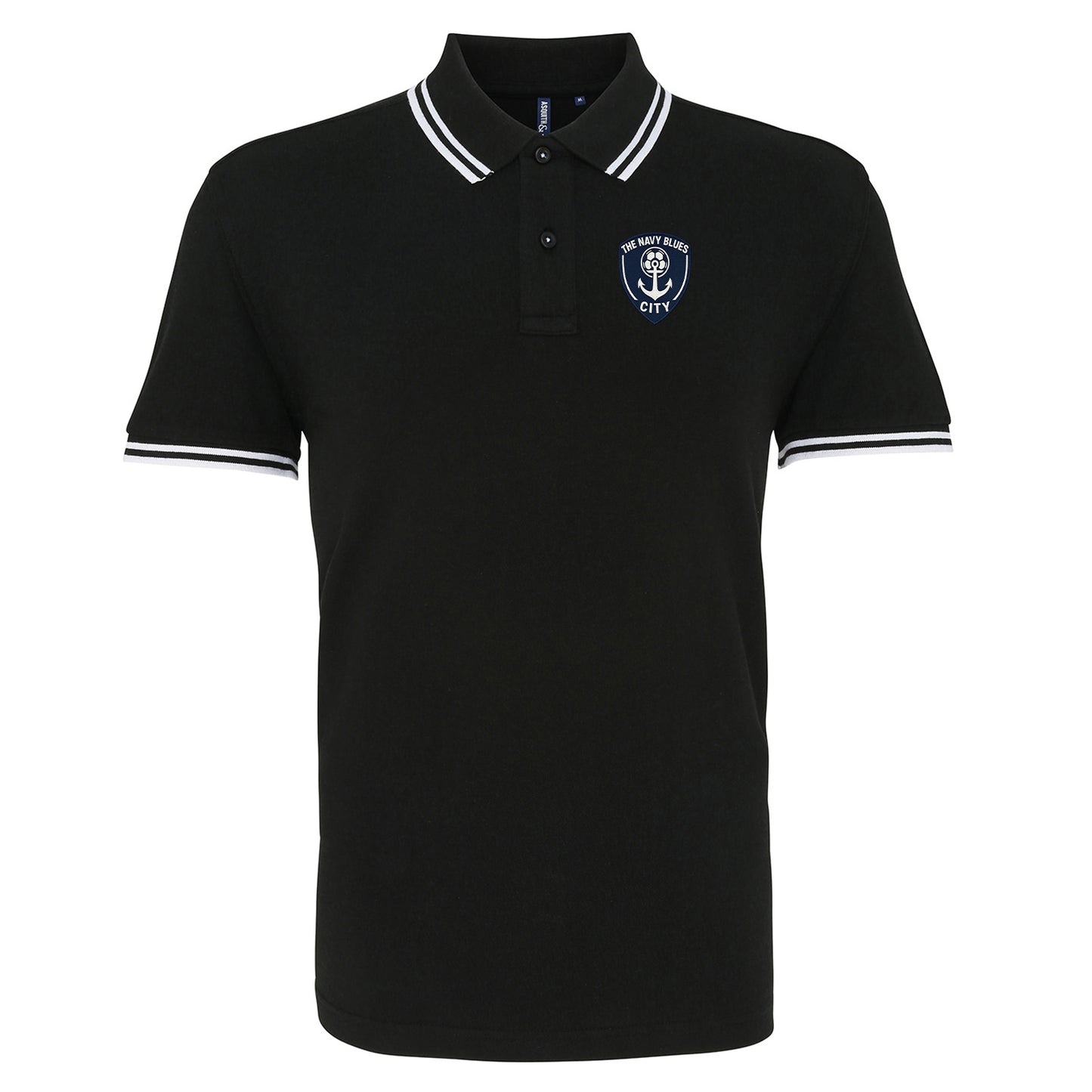 The Navy Blues Auckland City Tipped Polo Shirt