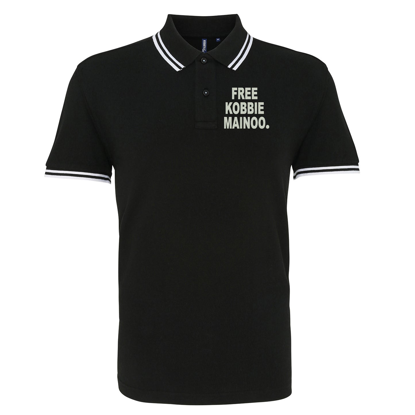 Free Kobbie Mainoo Tipped Polo Shirt