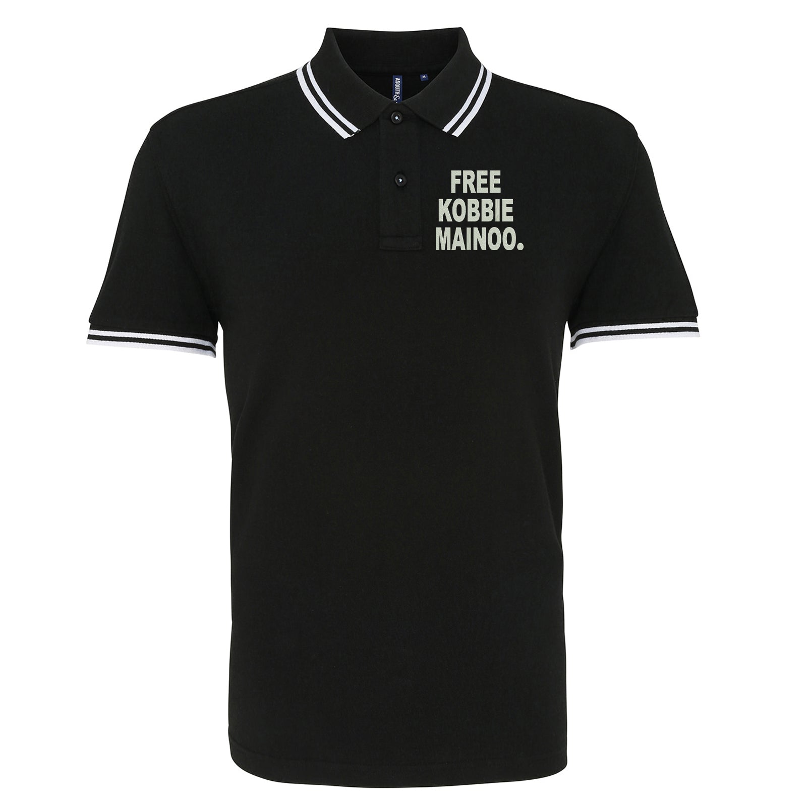 Free Kobbie Mainoo Tipped Polo Shirt