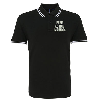 Free Kobbie Mainoo Tipped Polo Shirt