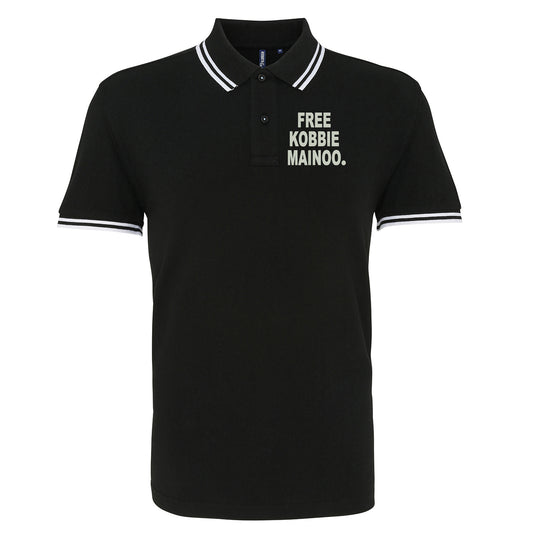 Free Kobbie Mainoo Tipped Polo Shirt