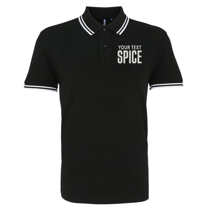 Spice Girls Tipped Polo Shirt