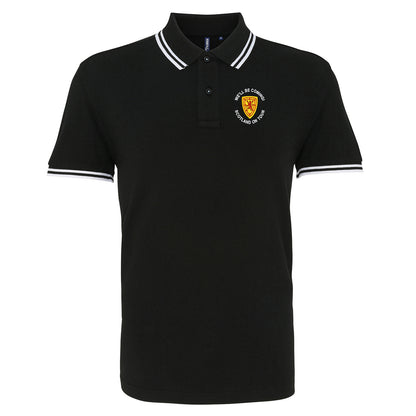 Scotland on Tour World Cup 2026 Tipped Polo Shirt