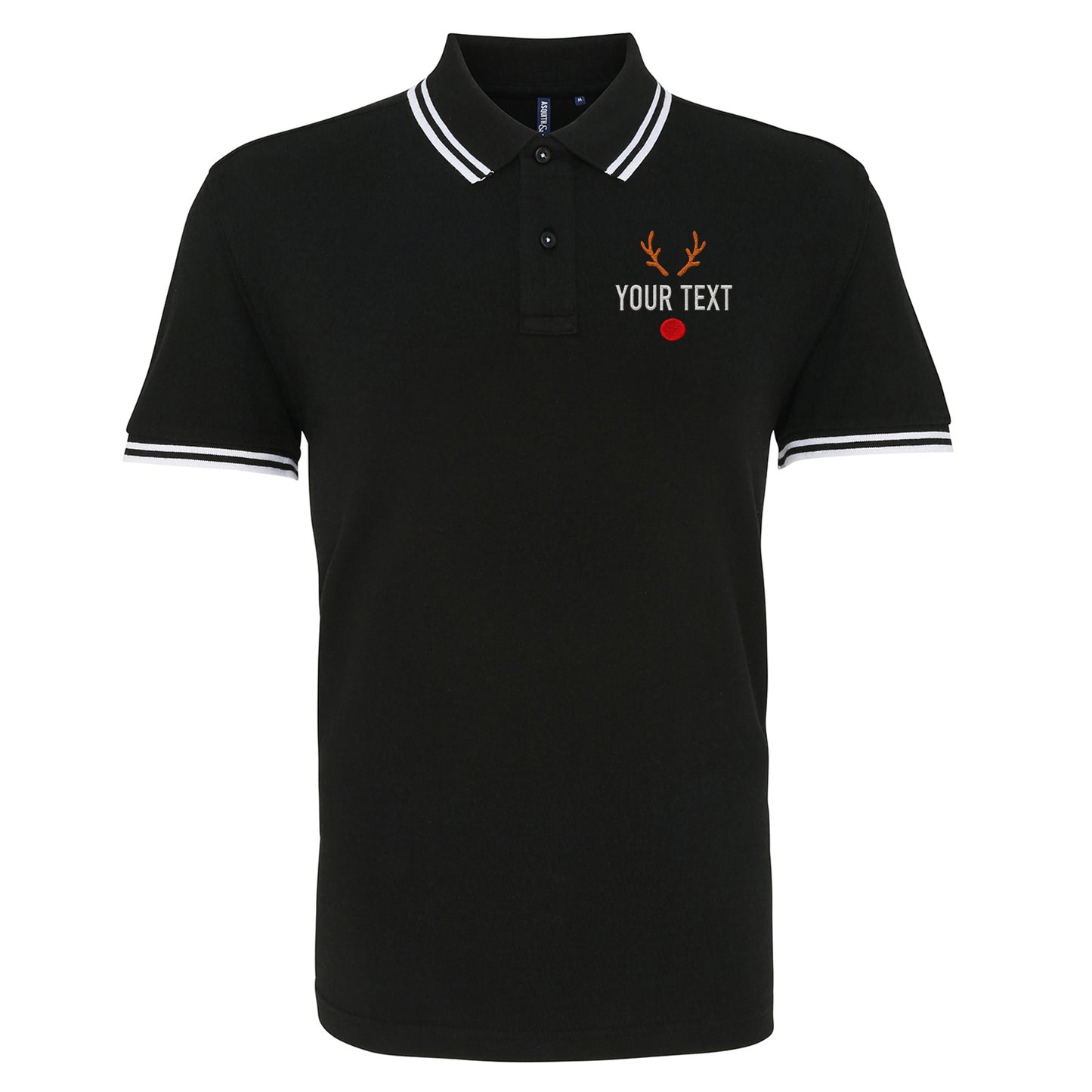 Reindeer Tipped Polo Shirt
