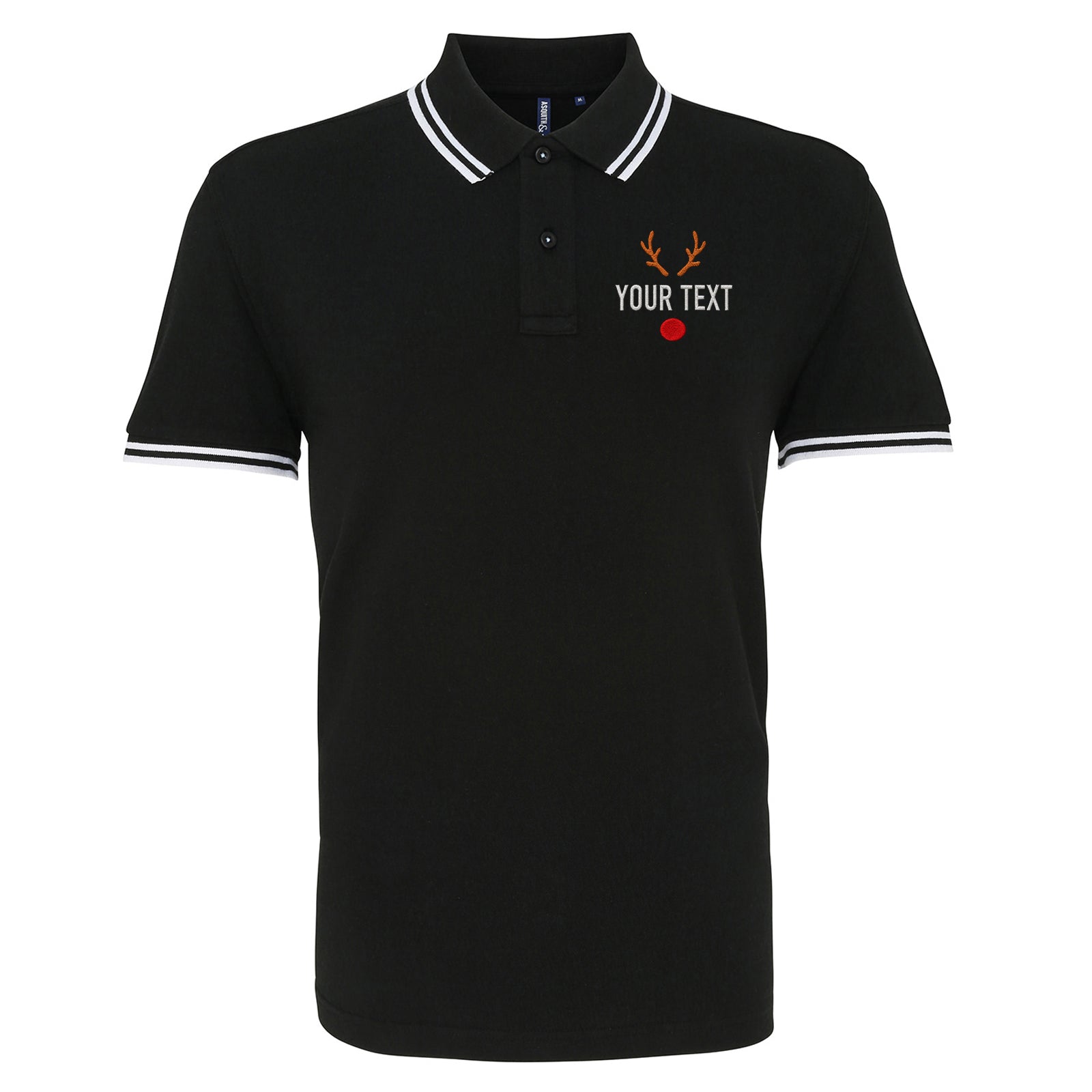 Reindeer Tipped Polo Shirt
