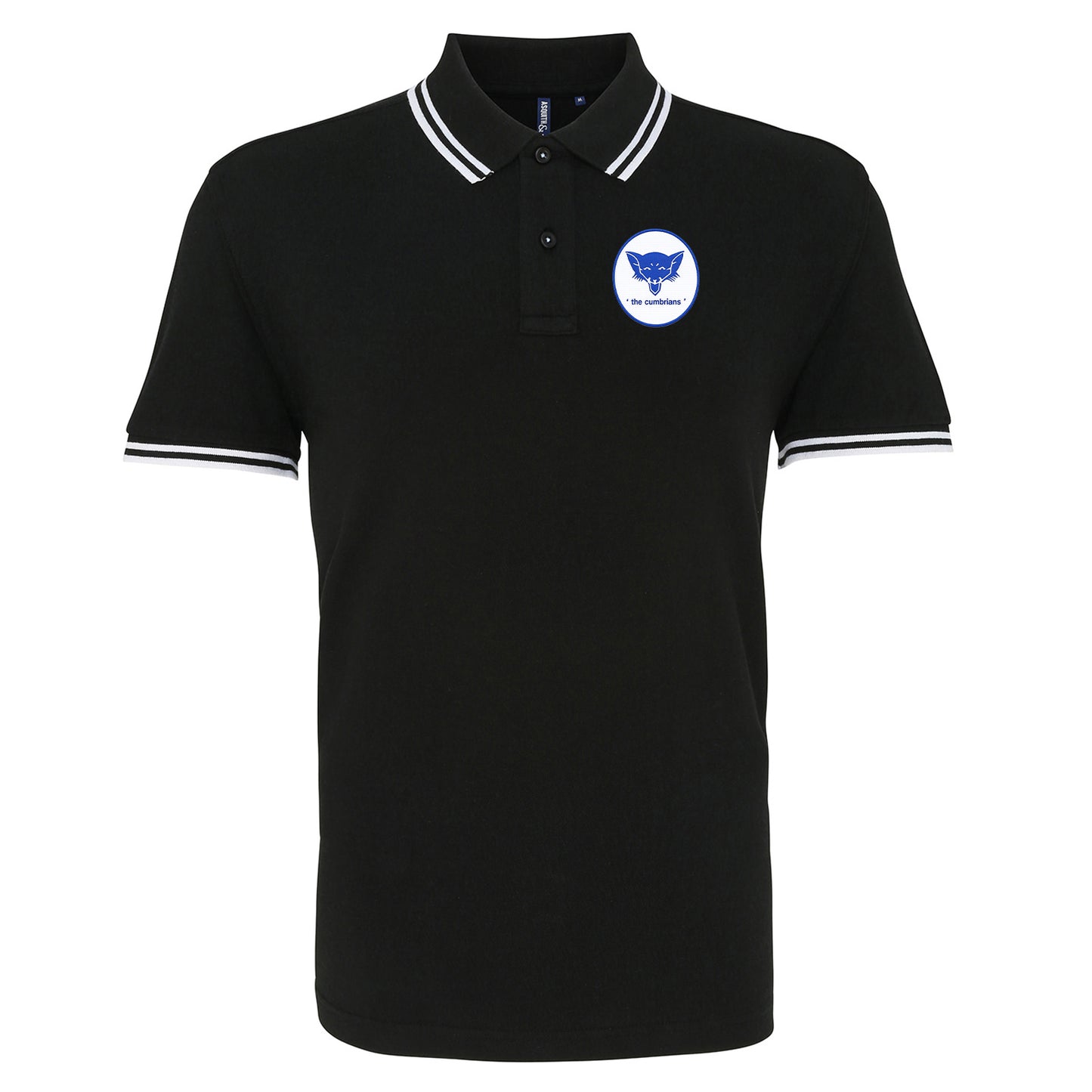 Old School Carlisle United Football Tipped Polo Shirt