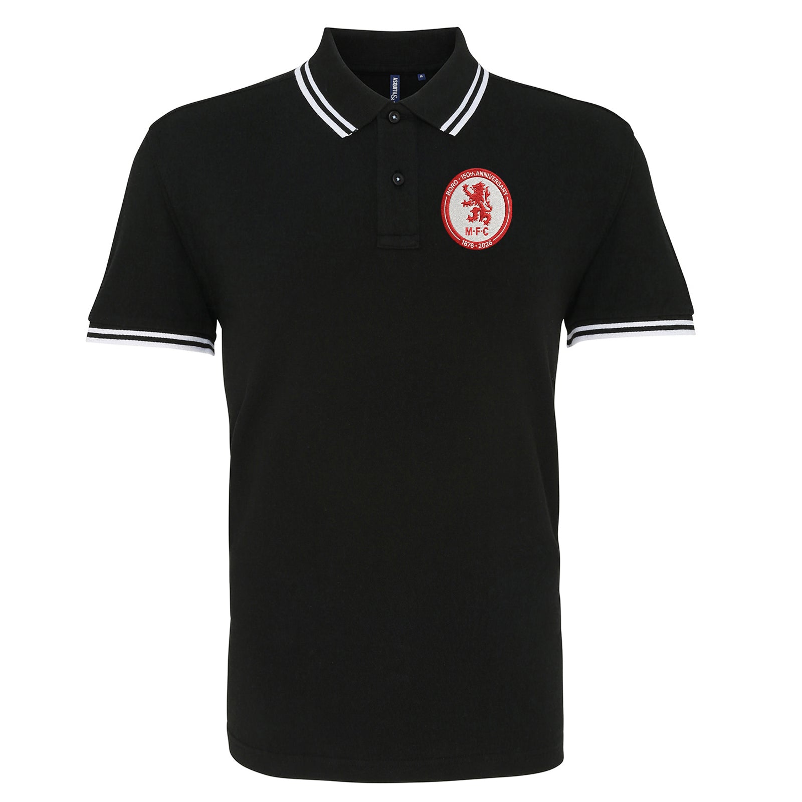 Middlesbrough 150th Anniversary Tipped Polo Shirt 