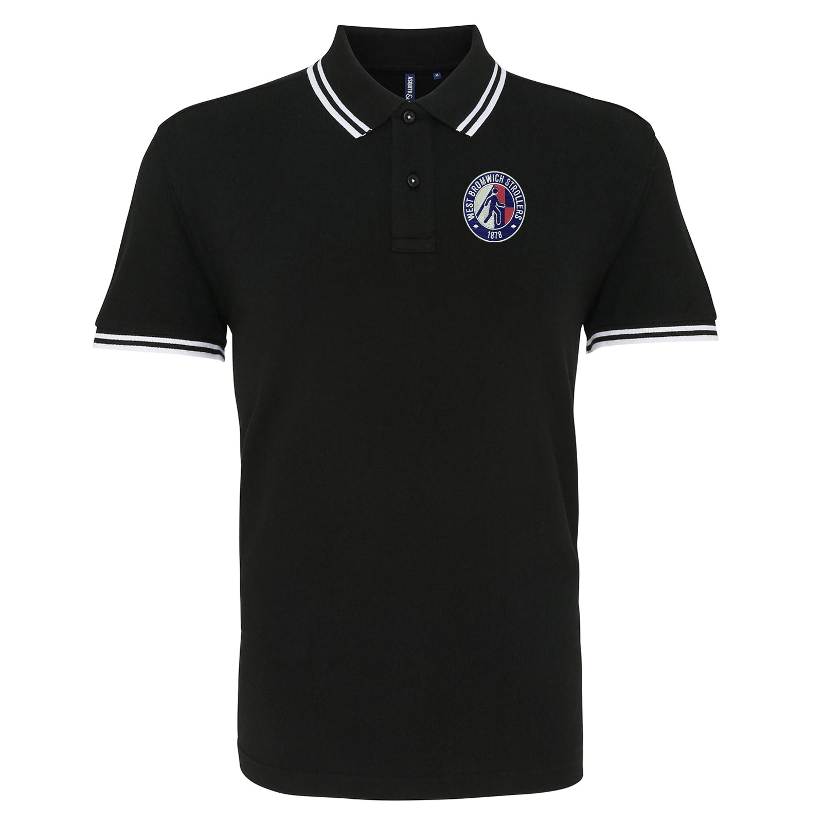 Vintage West Bromwich Albion Tipped Polo Shirt