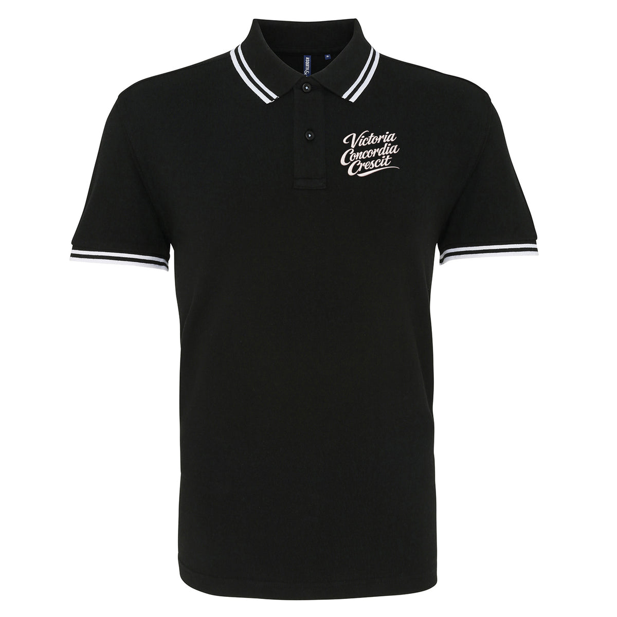 Arsenal Victoria Concordia Crescit Tipped Polo Shirt