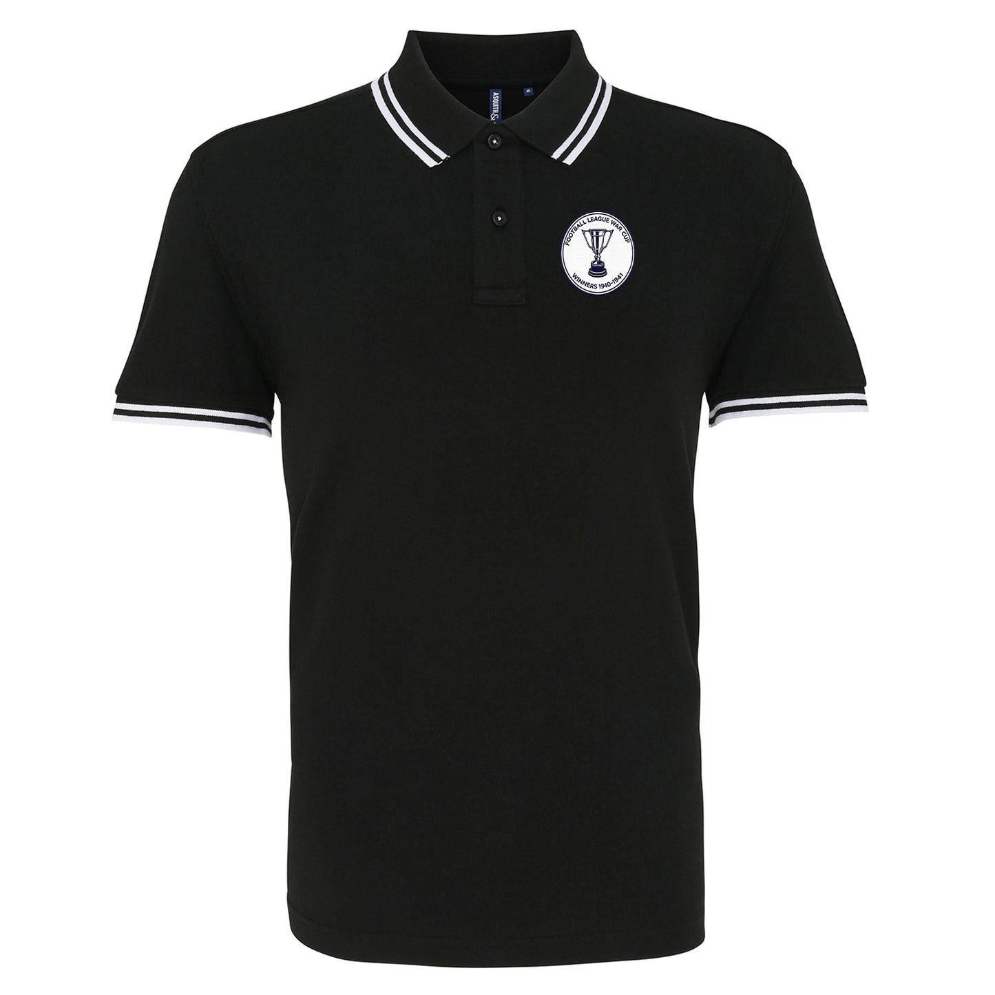 Retro Preston North End Tipped Polo Shirt