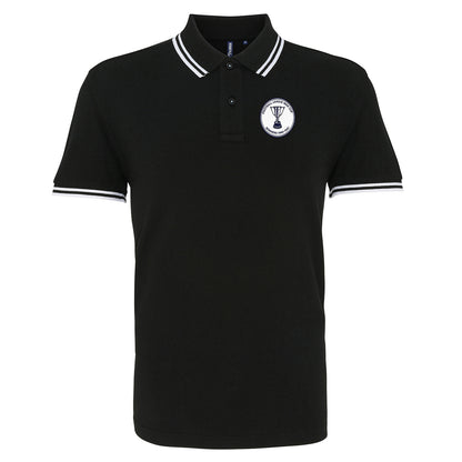 Retro Preston North End Tipped Polo Shirt