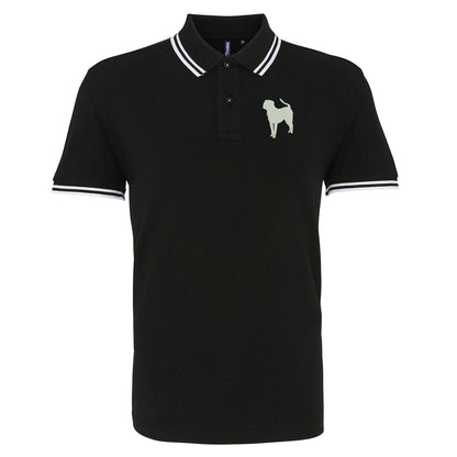 Pit Bull Embroidered Tipped Polo Shirt