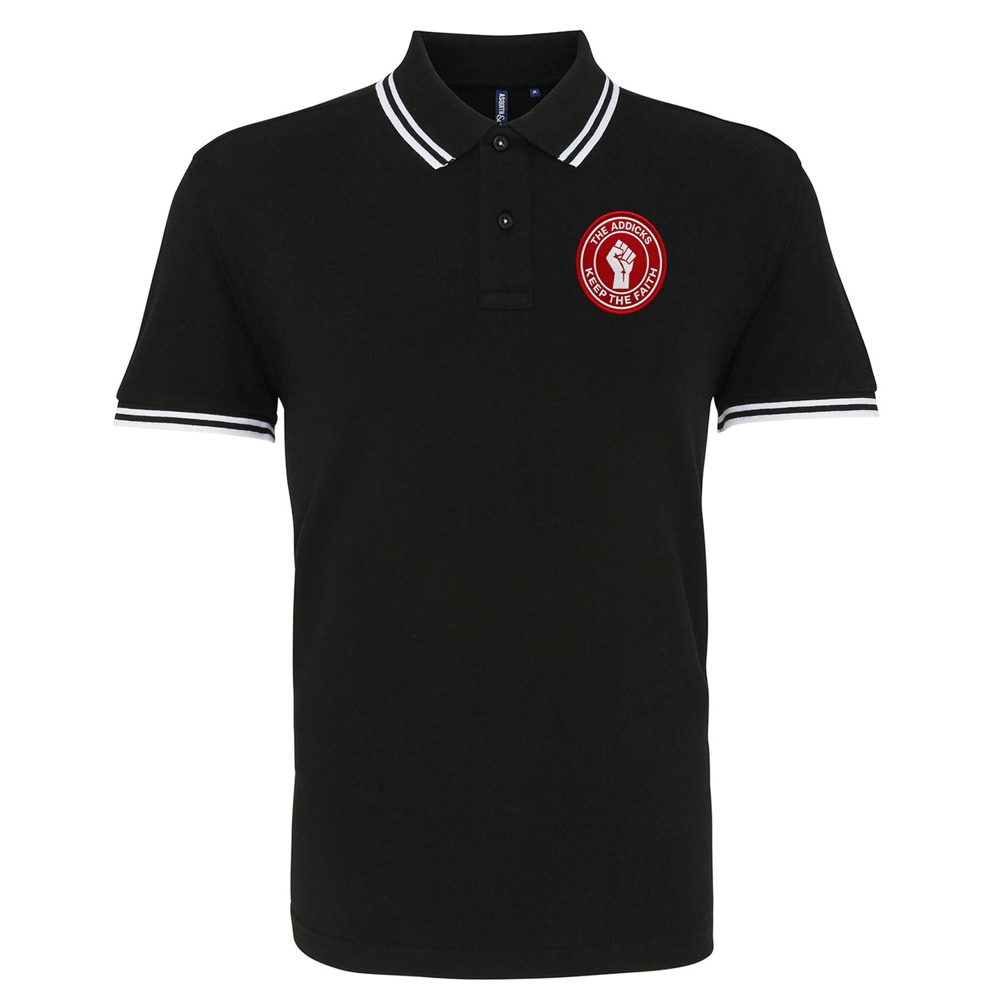 Charlton Athletic The Addicks Football Fans Tipped Polo Shirt