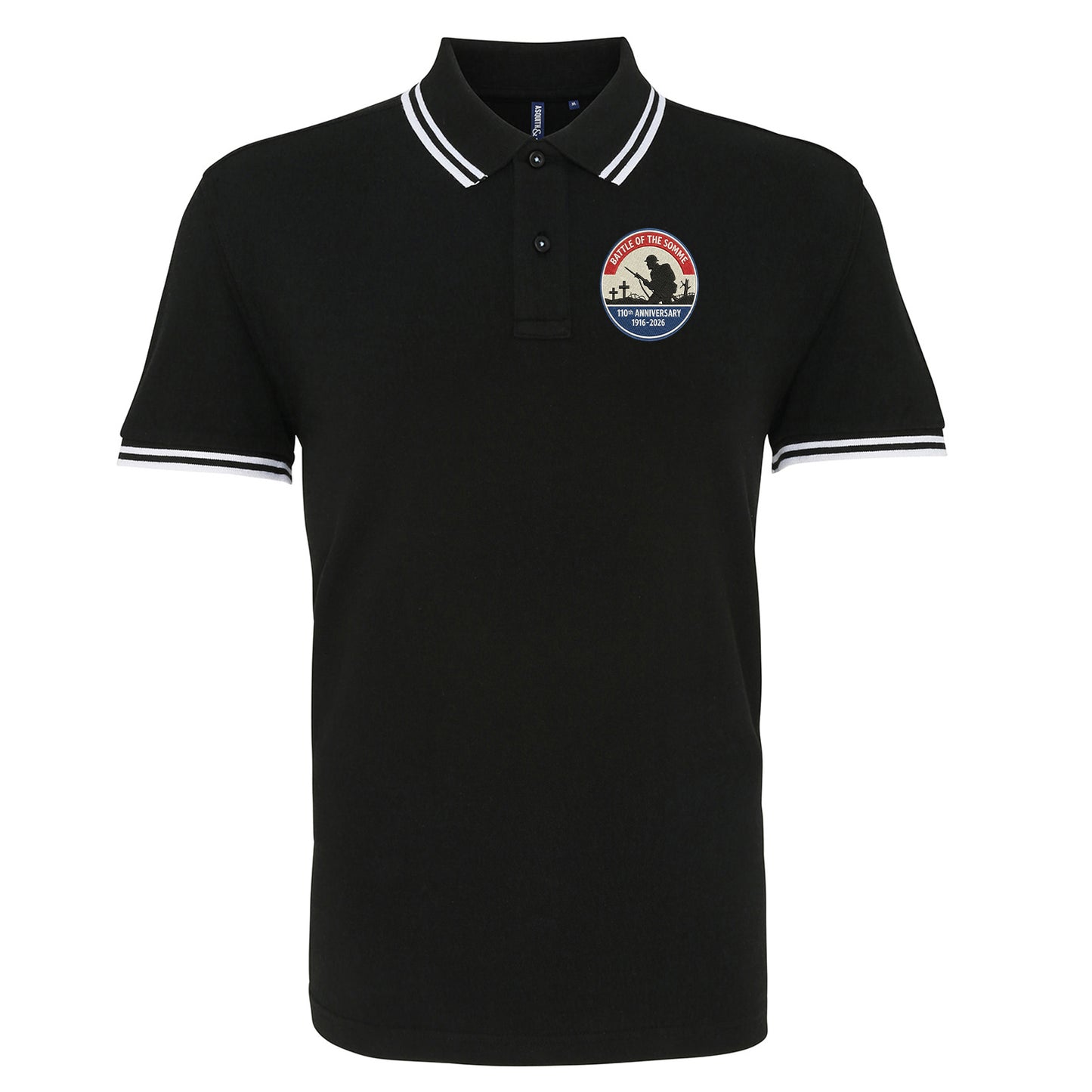 Battle of The Somme 110th Anniversary Tipped Polo Shirt