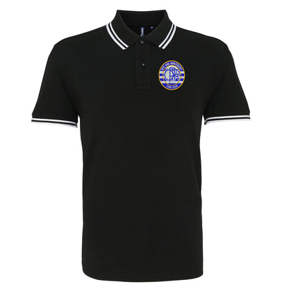 QPR Classic Football Tipped Polo Shirt