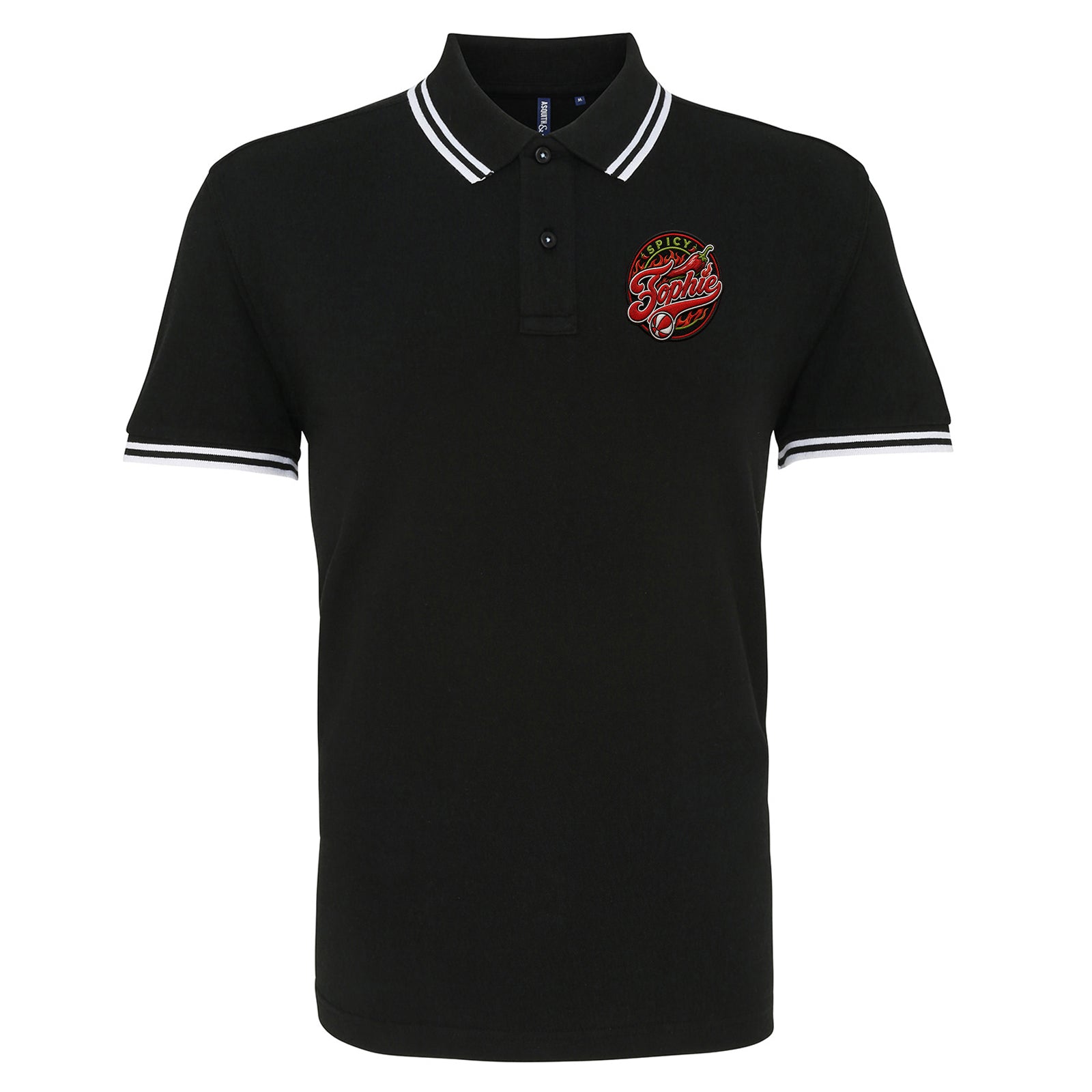 Spicy Sophie Cunningham Basketball Tipped Polo Shirt