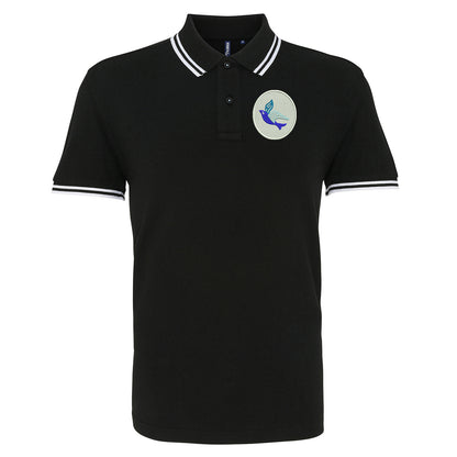 Classic Cardiff City FC Tipped Polo Shirt